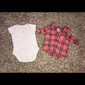 6 Month Onesie & Shirt